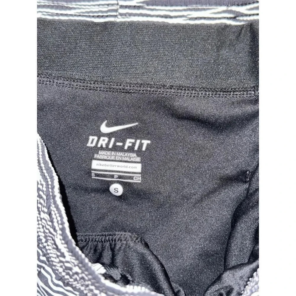 - Nike Zebra Dri-FIT Women's Running Shorts Black Size S Lightweight - Picture 3 of 10